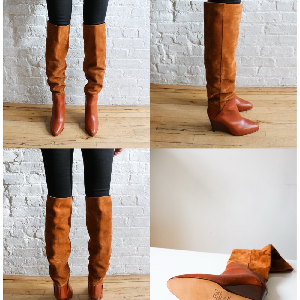 Maison Martin Margiela Tan Heeled Boots